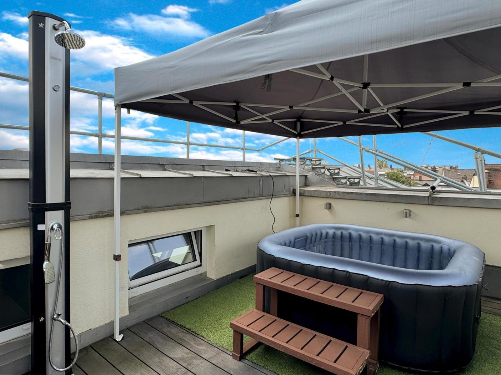 6 Zimmer Maisonette-Penthouse Pool Dachterrasse Luxus Мюнхен Екстер'єр фото